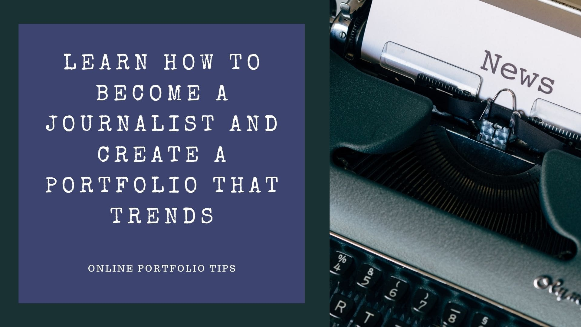 how to become a journalist how to become a journalist